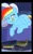 Size: 1100x1801 | Tagged: source needed, safe, artist:chubbyjam, rainbow dash, pegasus, pony, bed, box, empty box, female, laying on bed, licking, licking lips, lidded eyes, mare, on bed, solo, spread wings, tongue out, wings