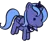 Size: 194x159 | Tagged: artist needed, source needed, safe, ponibooru import, princess luna, alicorn, pony, cute, female, lowres, mare, s1 luna, simple background, smol, solo, transparent background
