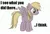 Size: 600x404 | Tagged: safe, ponibooru import, derpy hooves, pegasus, pony, caption, female, i see what you did there, image macro, impact font, mare, not on derpi, simple background, solo, text, white background