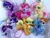 Size: 1280x960 | Tagged: safe, artist:dawnfire, paywalled source, applejack, fluttershy, pinkie pie, rainbow dash, rarity, twilight sparkle, charm, irl, keychain, mane six, photo, smiling