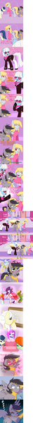 Size: 1280x16240 | Tagged: safe, artist:senseidezzy, deleted from derpibooru, derpibooru import, derpy hooves, elsie, photo finish, picture frame (character), picture perfect, powder rouge, pretty vision, roxie, roxie rave, soigne folio, vidala swoon, oc, oc:aero, earth pony, pegasus, pony, ..., :i, accent, aero replies, background pony, blushing, brush, clothes, coat, colt, comb, comic, dress, drool, elise, fashion, feather, female, german, hairspray, harness, heart eyes, male, mare, model, modeling, mouth hold, nail file, offspring, overwhelmed, parent:derpy hooves, parent:oc:warden, parents:canon x oc, parents:warderp, pomf, scarf, spread wings, sunglasses, sweater, tack, trip, wingboner, wingding eyes, wings