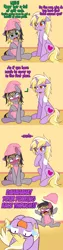 Size: 900x3600 | Tagged: safe, artist:senseidezzy, deleted from derpibooru, derpibooru import, dinky hooves, oc, oc:aero, pegasus, pony, aero replies, angry, bath, blushing, blushing profusely, brother and sister, colt, comic, crying, dialogue, duo, female, hair, half-siblings, laughing, male, offspring, older, older dinky hooves, parent:derpy hooves, parent:oc:warden, parents:canon x oc, parents:warderp, siblings, tears of laughter, teasing, towel, vulgar, wet, wet mane, yelling