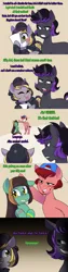 Size: 1280x5120 | Tagged: suggestive, artist:senseidezzy, deleted from derpibooru, derpibooru import, oc, oc:aero, oc:fuckboi, unofficial characters only, pony, :p, aero replies, cap, comic, crossdressing, evil face, evil grin, face, father, father and child, father and son, female, filly, grin, hat, male, nervous, offspring, parent:derpy hooves, parent:oc:warden, parents:canon x oc, parents:warderp, sexual harassment, smiling, son, this will end in death, this will end in pain, this will end in tears, this will end in tears and/or death, tongue out, vulgar, wristband