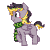 Size: 90x90 | Tagged: safe, artist:senseidezzy, deleted from derpibooru, derpibooru import, oc, oc:aero, unofficial characters only, pegasus, pony, animated, blushing, clothes, colt, gif, male, offspring, parent:derpy hooves, parent:oc:warden, parents:canon x oc, parents:warderp, pixel art, scarf, simple background, solo, walking