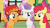 Size: 600x338 | Tagged: animated, apple bloom, clubhouse, crusaders clubhouse, gif, just for sidekicks, looking at you, safe, scootaloo, screencap, smiling, smirk, sweetie belle
