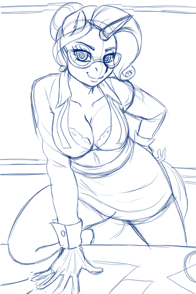 Size: 1961x2946 | Tagged: suggestive, artist:evomanaphy, paywalled source, rarity, anthro, plantigrade anthro, unicorn, school daze, anus, braless, breasts, busty rarity, chalk drawing, chalkboard, cleavage, clitoris, clothes, cummerbund, dickbutt, dock, doodle, downblouse, eyeshadow, female, high heels, horsecock, hot for teacher, image, looking at you, makeup, male, necktie, no bra underneath, nudity, penis, png, ponut, sash, schoolmarm rarity, sex, sex education, shirt, shoes, simple background, sketch, skirt, smiling, solo, spermatozoon, straight, teacher, traditional art, vulva, white background, wip