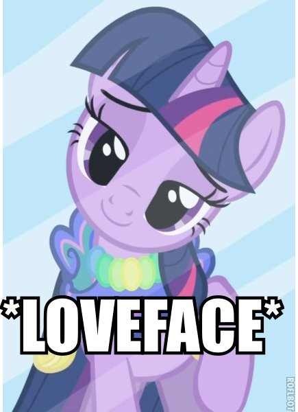 Size: 435x600 | Tagged: safe, ponibooru import, twilight sparkle, pony, unicorn, bedroom eyes, caption, female, impact font, jewelry, mare, mirror, necklace, raised hoof, solo, tilted head, unicorn twilight