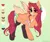 Size: 4823x4093 | Tagged: safe, artist:yukomaussi, oc, oc:marigold, unofficial characters only, pegasus, pony, absurd resolution, blaze (coat marking), bow, clothes, cute, female, flower, flower in hair, image, jewelry, jpeg, looking at you, mare, necklace, pale belly, shiny mane, smiling, socks, solo, stockings, tail bow, thigh highs, wings