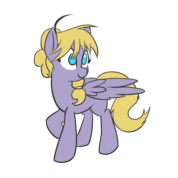 Size: 700x700 | Tagged: safe, artist:star, oc, oc:rain drop, unofficial characters only, pegasus, pony, /mlp/, 4chan, female, fourcannon, mare, raised hoof, simple background, spread wings, white background, wings