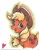 Size: 646x837 | Tagged: artist needed, safe, applejack, earth pony, pony, heart, looking at you, marker, outline, simple background, smiling, solo, traditional art, white background