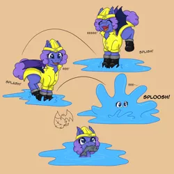 Size: 1600x1600 | Tagged: safe, artist:zackwhitefang, derpibooru import, oc, oc:april rain, unofficial characters only, pony, eeee, image, jpeg, solo