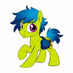 Size: 680x680 | Tagged: safe, artist:jewellier, derpibooru import, oc, oc:scobis opera, unofficial characters only, earth pony, pony, bag, image, jpeg, male, oda 997, simple background, solo, stallion, white background, young, younger