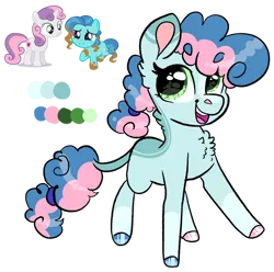 Size: 1280x1271 | Tagged: safe, artist:moccabliss, derpibooru import, petunia paleo, sweetie belle, oc, earth pony, pony, female, filly, image, leonine tail, magical lesbian spawn, offspring, parent:petunia paleo, parent:sweetie belle, png, simple background, tail, transparent background