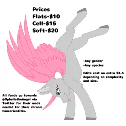 Size: 2500x2500 | Tagged: safe, artist:melodytheartpony, derpibooru import, oc, any gender, any race, any species, commission, cute, fluffy, fundraiser, handstand, image, png, upside down, your character here