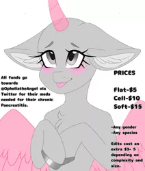 Size: 1635x1932 | Tagged: safe, artist:melodytheartpony, derpibooru import, oc, any gender, any race, any species, commission, cute, fundraiser, image, png, puppyeyes, your character here