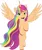 Size: 4141x4973 | Tagged: safe, artist:lullabyjak, derpibooru import, sunny starscout, alicorn, pony, my little pony: a new generation, spoiler:my little pony: a new generation, commission, fanart, g5, image, png, simple background, solo, sunnycorn, white background, wip