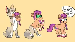 Size: 1280x721 | Tagged: safe, artist:timberwoofarts, derpibooru import, sunny starscout, oc, oc:auralia, anthro, earth pony, goo, pony, my little pony: a new generation, anthro oc, anthro to pony, character to character, commission, female, furry, furry oc, furry to pony, g5, image, jpeg, male, male to female, mask, rule 63, sequence, transformation, transgender transformation
