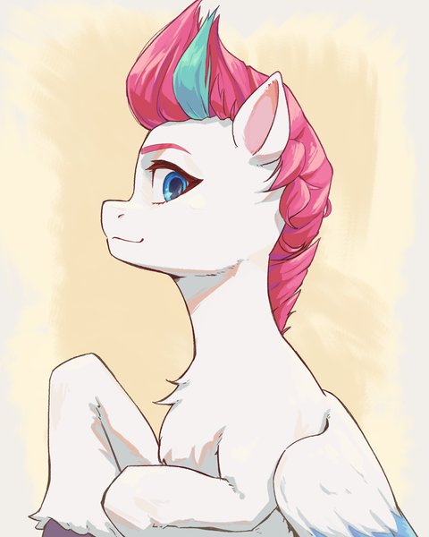 Size: 2560x3200 | Tagged: safe, artist:chopchopguy, derpibooru import, zipp storm, pegasus, pony, my little pony: a new generation, chest fluff, g5, image, looking at you, looking back, looking back at you, png