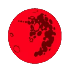 Size: 420x457 | Tagged: safe, derpibooru import, blood moon, eclipse, image, lunar eclipse, moon, png, simple background, transparent background