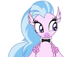 Size: 4481x3304 | Tagged: safe, derpibooru import, silverstream, hippogriff, bowtie, cute, female, formal, formal attire, formal wear, image, png, smiling, solo, solo female