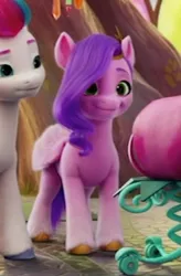 Size: 460x700 | Tagged: safe, derpibooru import, screencap, pipp petals, zipp storm, my little pony: a new generation, spoiler:my little pony: a new generation, cropped, g5, image, jpeg, solo focus