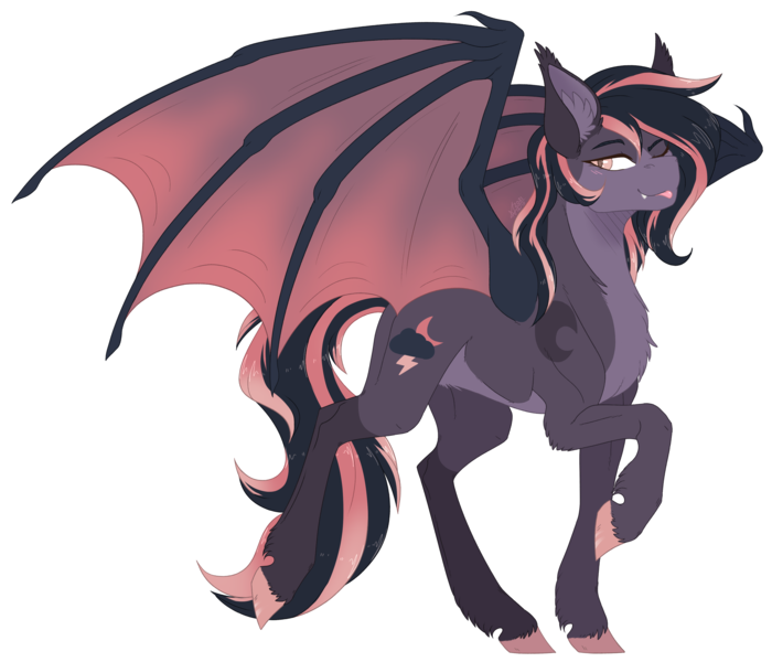 Size: 3427x2937 | Tagged: safe, artist:nocti-draws, derpibooru import, oc, unofficial characters only, bat pony, pony, bat pony oc, bat wings, image, png, solo, wings