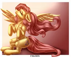 Size: 2500x2000 | Tagged: suggestive, artist:falses, derpibooru import, fluttershy, pegasus, pony, adorasexy, butt, cute, digital art, eyes closed, female, flutterbutt, image, jpeg, legs, mare, sexy, shading, simple background, slime, solo, spread wings, thighs, thunder thighs, wind, wings