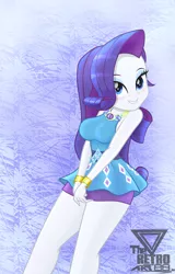 Size: 1350x2109 | Tagged: safe, artist:theretroart88, derpibooru import, rarity, equestria girls, breasts, busty rarity, cute, image, looking at you, png, raribetes, rarity's better together outfit, solo