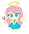 Size: 665x787 | Tagged: safe, artist:flutteryaylove, derpibooru import, edit, fluttershy, equestria girls, angelic wings, blue dress, cute, image, png, shyabetes, simple background, white background, wings