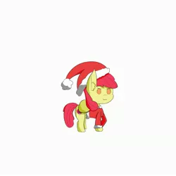 Size: 3300x3300 | Tagged: safe, artist:iceflare0714, derpibooru import, apple bloom, earth pony, pony, christmas outfit, female, filly, image, jpeg, solo