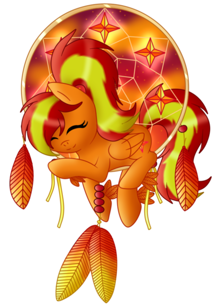 Size: 604x846 | Tagged: safe, artist:blazebrem, derpibooru import, oc, oc:flamewing, unofficial characters only, pegasus, pony, dreamcatcher, eyes closed, female, folded wings, image, mare, pegasus oc, png, simple background, solo, tail, transparent background, two toned mane, two toned tail, wings