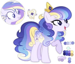 Size: 1891x1620 | Tagged: safe, artist:xxcheerupxxx, derpibooru import, oc, pegasus, pony, crown, female, image, jewelry, mare, png, regalia, simple background, solo, transparent background