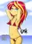 Size: 1042x1440 | Tagged: suggestive, artist:oldskullkid, banned from derpibooru, sunset shimmer, equestria girls, armpits, beach, belly button, bikini, child, clothes, female, image, lolicon, micro bikini, panties, png, sexy, solo, solo female, swimsuit, thong, underage, underwear, young, younger