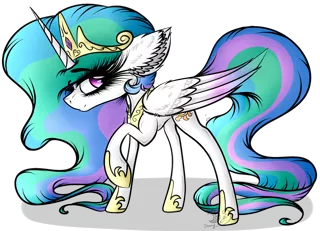 Size: 2392x1726 | Tagged: safe, artist:beamybutt, derpibooru import, princess celestia, alicorn, pony, ear fluff, eyelashes, female, hoof shoes, image, jewelry, mare, peytral, png, raised hoof, simple background, solo, tiara, transparent background