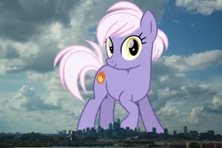 Size: 3000x2000 | Tagged: safe, artist:cheezedoodle96, derpibooru import, burning passion, earth pony, pony, female, giant pony, giant/macro earth pony, giantess, highrise ponies, image, irl, macro, mare, mega giant, pennsylvania, philadelphia, photo, png, ponies in real life