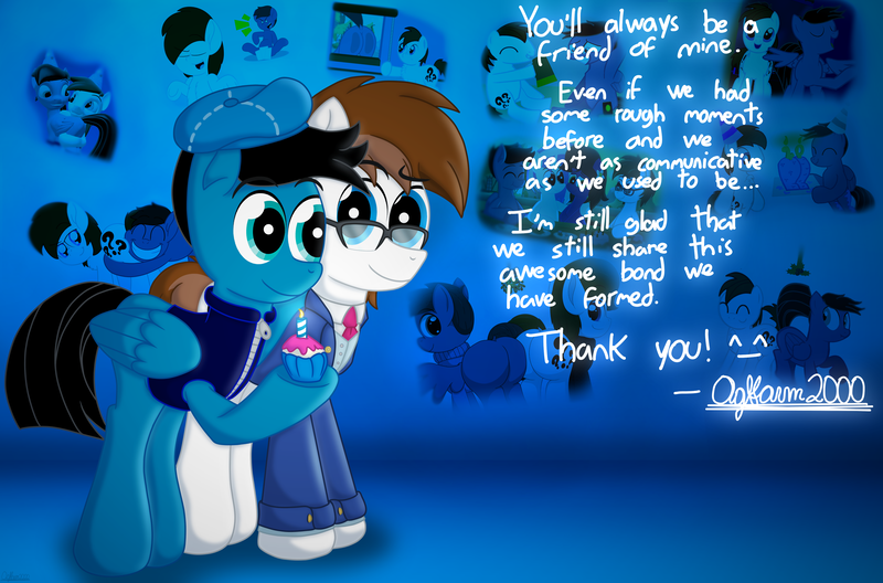 Size: 7500x4950 | Tagged: suggestive, artist:aarondrawsarts, artist:agkandphotomaker2000, derpibooru import, vinyl scratch, oc, oc:brain teaser, oc:pony video maker, oc:rose bloom, pegasus, pony, unicorn, 3d, ass on glass, badge, birthday, birthday cake, birthday card, birthday cupcake, bromance, butt bump, butthug, cake, candle, cider, cupcake, director's hat, drink, food, friendship, glasses, hug, image, lawyer suit, letter, looking at each other, lunch, memories, mistletoe, old drawings, older works, paperwork, personal drawing, png, show accurate, showing around, soda, source filmmaker, strategically covered, tail, teasing, thank you, tumblr, two toned mane, two toned tail, window