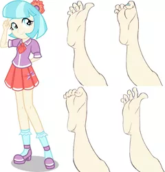 Size: 1280x1334 | Tagged: suggestive, artist:gryphonknightavenger, derpibooru import, coco pommel, equestria girls, feet, fetish, foot fetish, image, jpeg