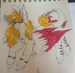 Size: 855x833 | Tagged: safe, artist:veronika3856, derpibooru import, oc, oc:silver hush, unofficial characters only, pony, image, png, solo, traditional art