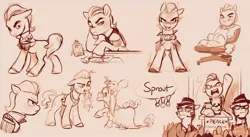 Size: 1021x561 | Tagged: safe, artist:imalou, derpibooru import, sprout cloverleaf, my little pony: a new generation, concept art, g5, image, jpeg