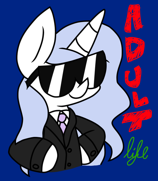 Size: 2268x2603 | Tagged: safe, artist:derpyalex2, derpibooru import, oc, pony, unicorn, image, png, suit and tie, sunglasses