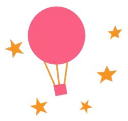 Size: 706x668 | Tagged: safe, artist:dartielarkie, derpibooru import, baby lofty, cutie mark, g1, hot air balloon, image, no pony, png, simple background, stars, transparent background, vector