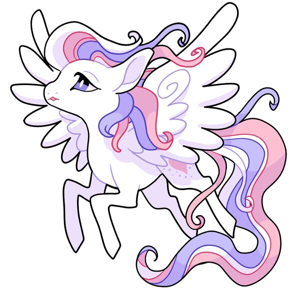 Size: 4000x4000 | Tagged: safe, artist:rainbowheartunicorn, derpibooru import, star catcher, pegasus, pony, g3, image, jpeg, simple background, solo, white background, white pupils