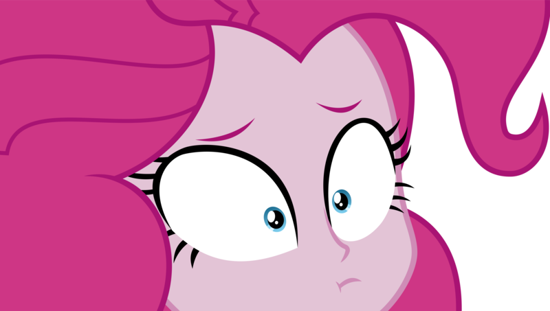 Size: 10118x5723 | Tagged: safe, artist:wissle, derpibooru import, pinkie pie, equestria girls, absurd resolution, female, image, insecure, nervous, png, simple background, small eyes, solo, transparent background, uncertain, vector, worried