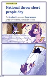 Size: 2400x3800 | Tagged: safe, artist:celes-969, derpibooru import, pipp petals, zipp storm, pegasus, pony, my little pony: a new generation, door, g5, image, phone, pipp is short, png, this will end in pain, throwing