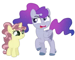 Size: 5000x4000 | Tagged: safe, artist:magicuniclaws, derpibooru import, pegasus, pony, unicorn, absurd resolution, female, filly, image, parent:flim, parent:mr. paleo, parents:lunovo, png, simple background, teenager, transparent background