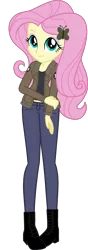 Size: 1439x4096 | Tagged: safe, artist:equestrian_military_mod, derpibooru import, edit, vector edit, fluttershy, equestria girls, clothes, girls und panzer, image, jacket, marine, marines, military, png, saunders, solo, usmc, vector