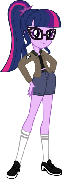 Size: 1536x4096 | Tagged: safe, artist:equestrian_military_mod, derpibooru import, edit, vector edit, sci-twi, twilight sparkle, equestria girls, clothes, girls und panzer, image, jacket, marine, marines, military, png, saunders, solo, usmc, vector