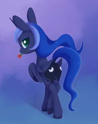 Size: 1350x1704 | Tagged: safe, artist:dusthiel, derpibooru import, princess luna, pony, bedroom eyes, butt, flower, image, moonbutt, mouth hold, plot, png, ponytober, rose, solo