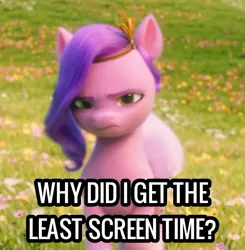 Size: 720x735 | Tagged: safe, derpibooru import, edit, edited screencap, screencap, pipp petals, my little pony: a new generation, spoiler:my little pony: a new generation, angry, g5, image, jpeg, pipp is not amused, solo