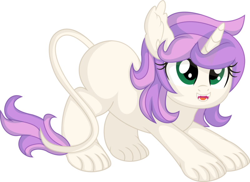 Size: 7682x5605 | Tagged: safe, artist:cyanlightning, derpibooru import, oc, oc:nova bellfire, cat, hybrid, pony, .svg available, absurd resolution, fangs, female, filly, image, open mouth, png, simple background, solo, transparent background, vector, younger
